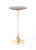 APPLE DRINK TABLE<br><br>MARRON IMPERIAL MARBLE<br>POLISHED BRONZE