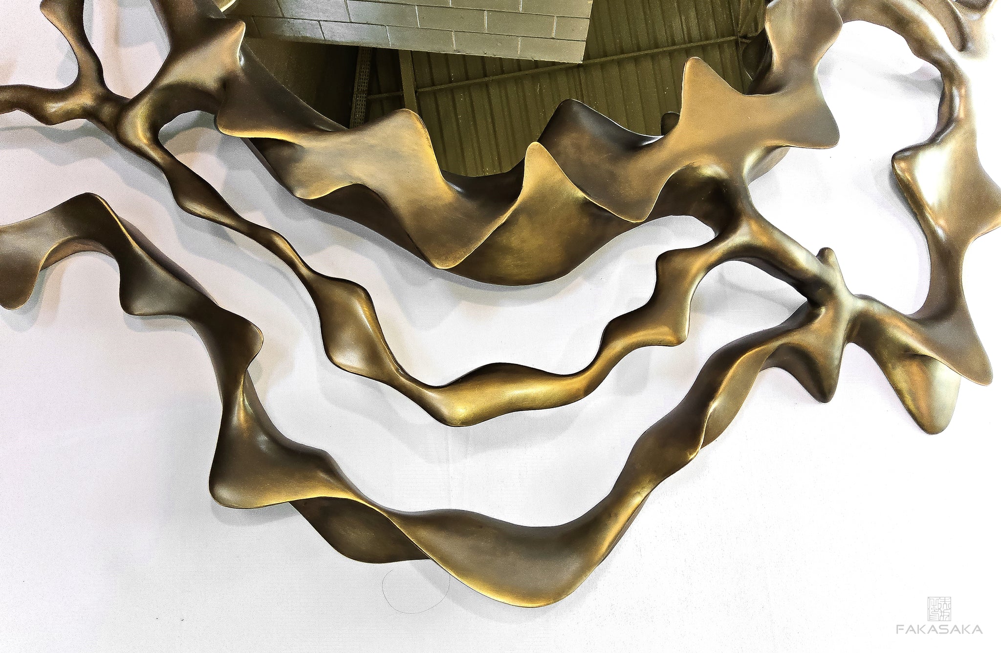 ALEXIA<br><br>LARGE SIZE MIRROR<br><br>BLACKBROWN BRONZE<br>SILVER MIRROR