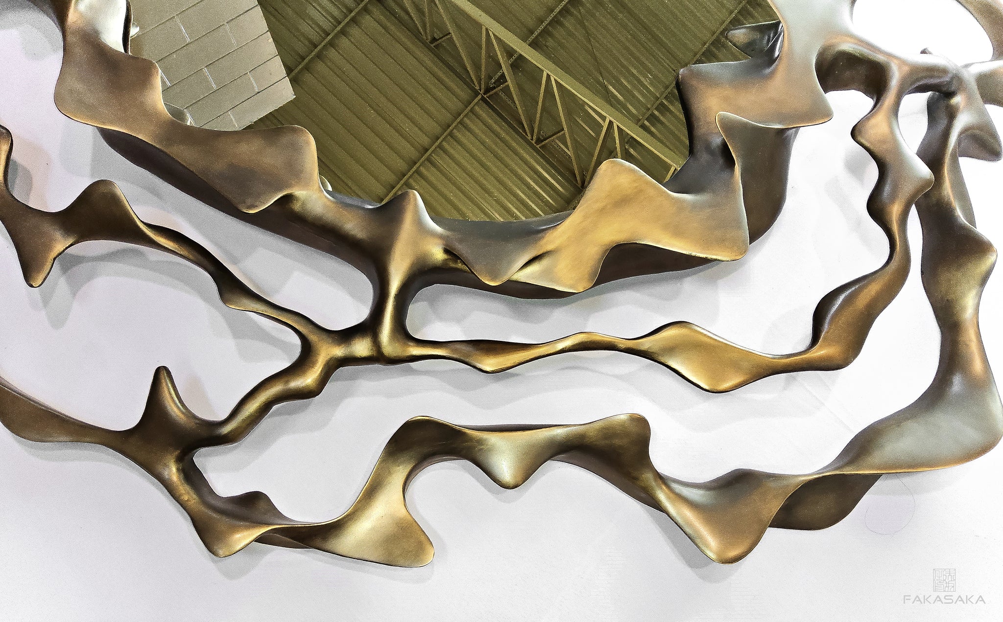 ALEXIA<br><br>LARGE SIZE MIRROR<br><br>BLACKBROWN BRONZE<br>SILVER MIRROR