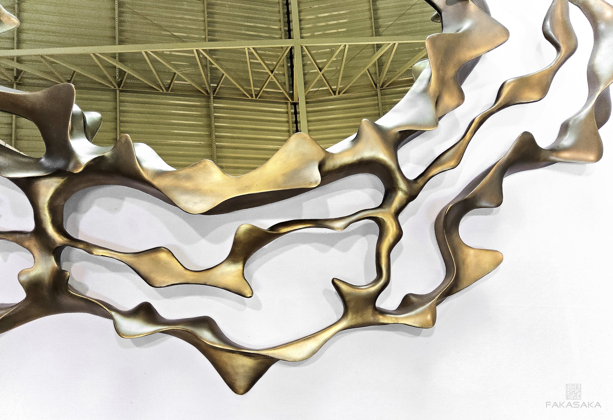 ALEXIA<br><br>LARGE SIZE MIRROR<br><br>BLACKBROWN BRONZE<br>SILVER MIRROR