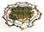 ALEXIA<br><br>LARGE SIZE MIRROR<br><br>BLACKBROWN BRONZE<br>SILVER MIRROR