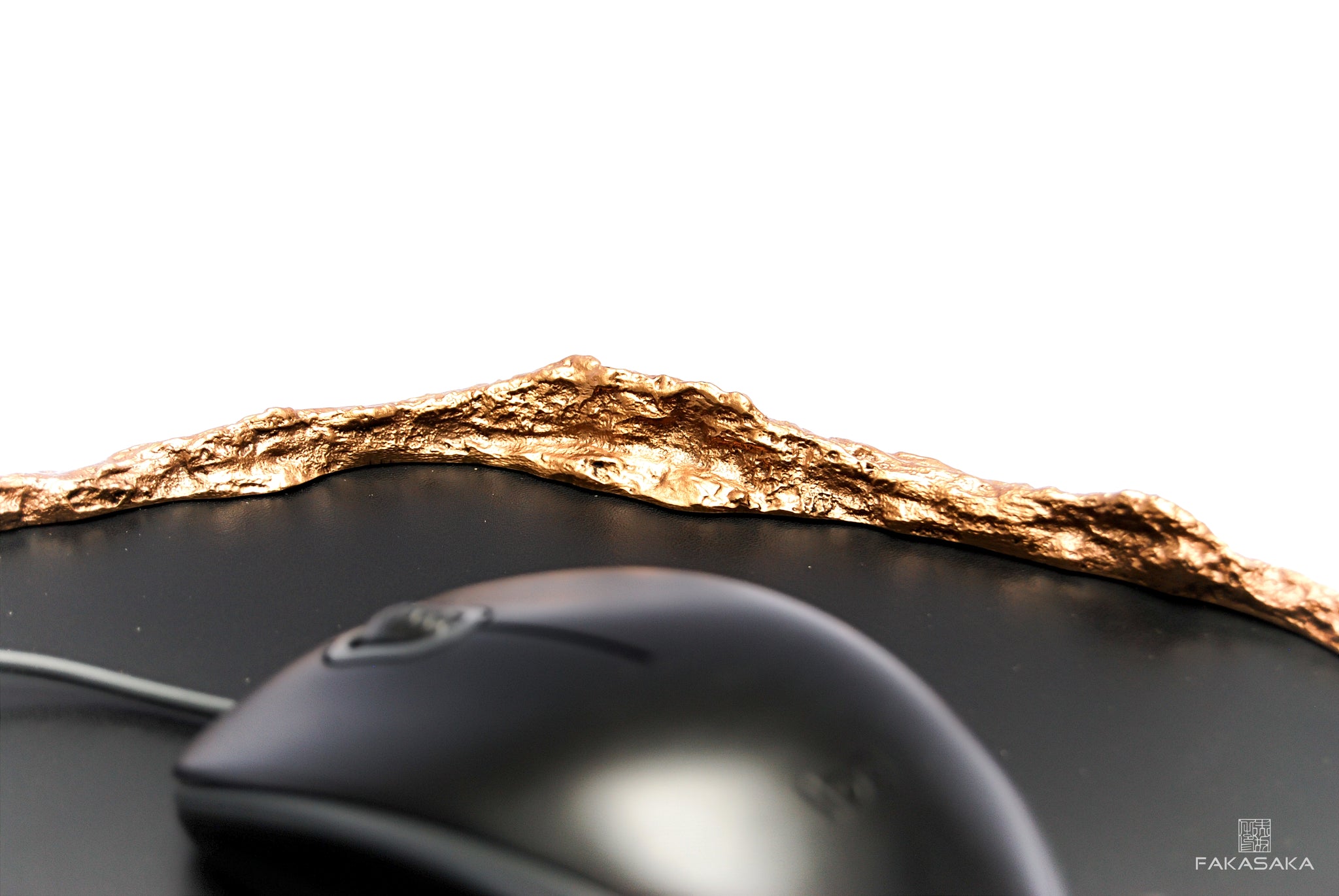 APPLE <br><br>MOUSE PAD<br><br>POLISHED BRONZE