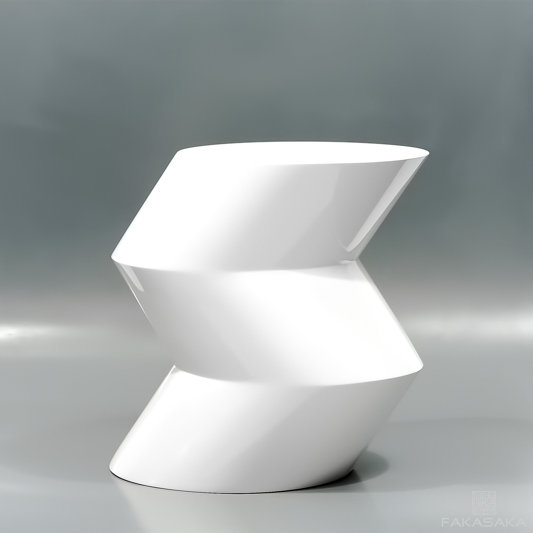 FA10 SIDE TABLE / DRINK TABLE<br><br>LACQUER WHITE