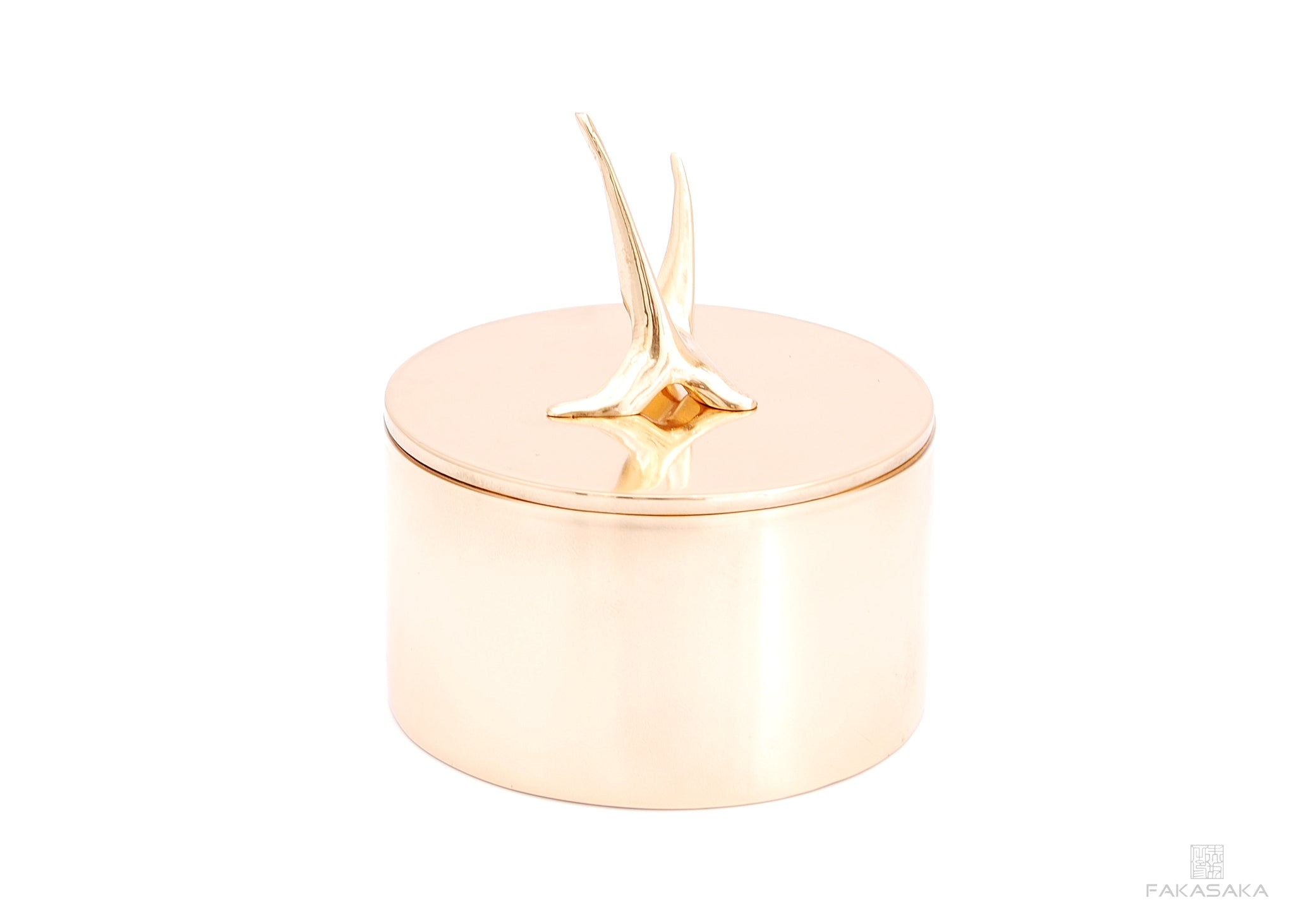 FLORENCE<br><br>SMALL BOX / ASHTRAY<br><br>POLISHED BRONZE